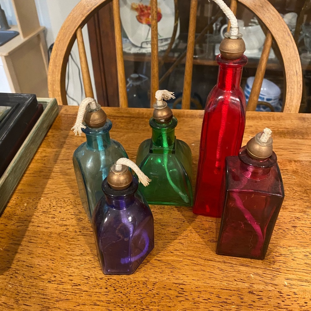 Glass oil burners